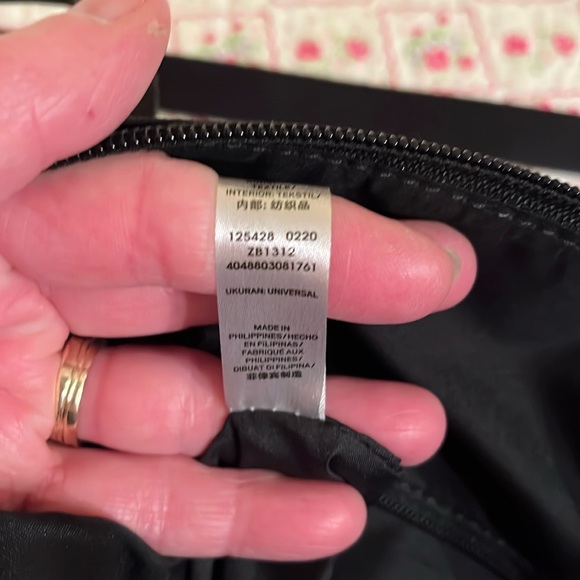 Fossil Black & White poka dot carry-all Handbag - Picture 10 of 10